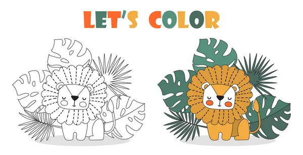 Coloriage livre page — Image vectorielle