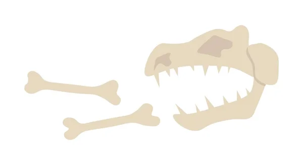 Кости динозавров — стоковый вектор