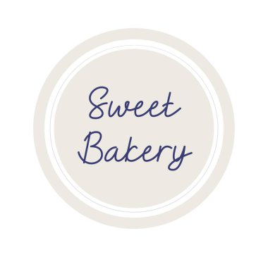 Tatlı pastane logosu