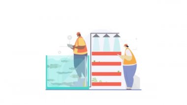 Aquaponic sistem akıllı tarım kavramı