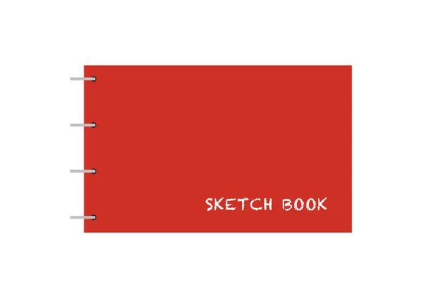 Sketch book album — Stock Vector