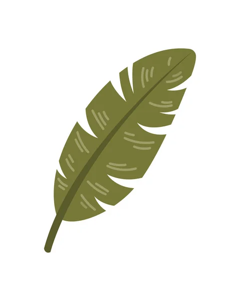 Πράσινο τροπικό φύλλο — Διανυσματικό Αρχείο