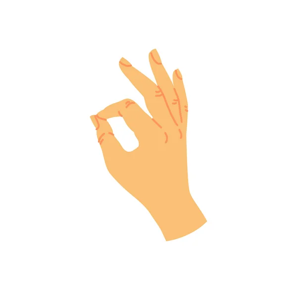 Hand shows gesture concept — Stockvektor