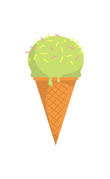 Conceito de sorvete — Vetor de Stock