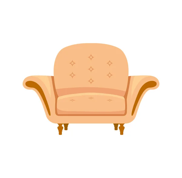 Living room furniture concept — Vector de stock