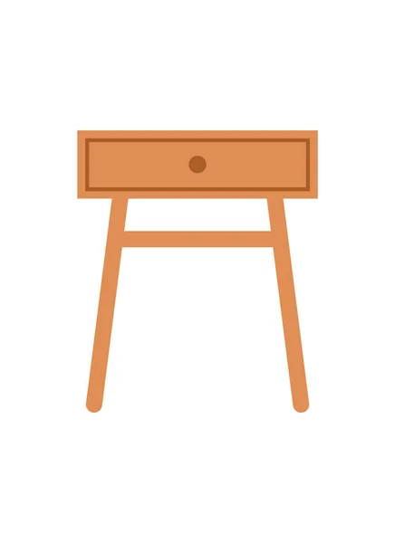 Concepto de muebles de sala — Vector de stock