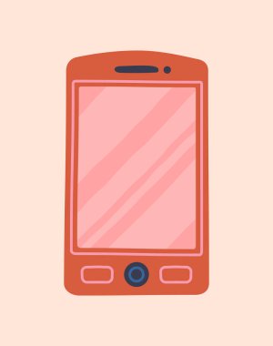 Modern touchscreen smartphone concept