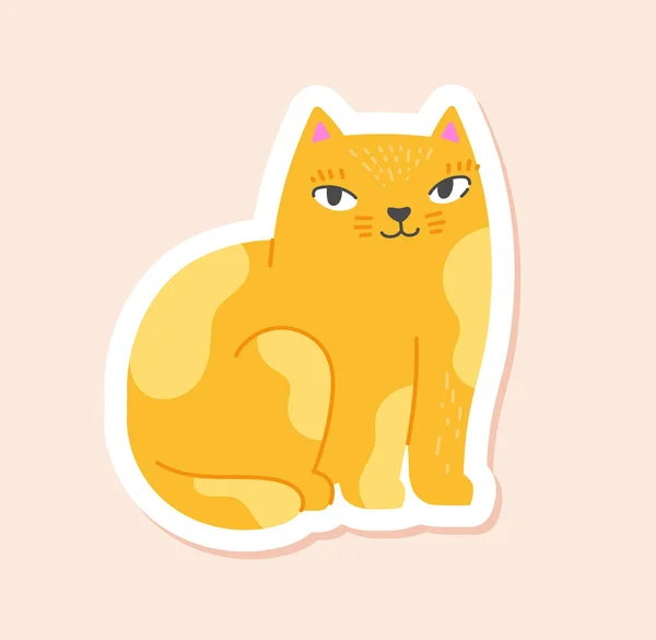 Diary sticker concept — стоковый вектор