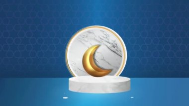İslami 3D Podyum video kavramı