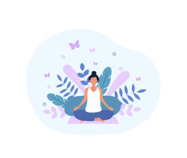 Meditasyon uygulama konsepti
