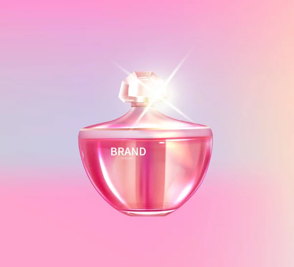 Elegantní parfémy láhev — Stockový vektor