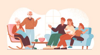 Mutlu Aile Karakterleri Gülme Konsepti