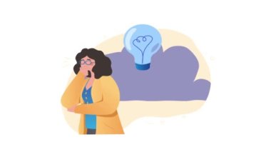 Beyin aktivitesi video konsepti