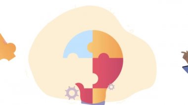 Beyin aktivitesi video konsepti