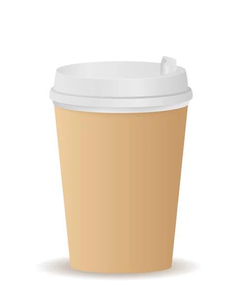 Papír Csomagolópapír Kávé Vagy Tea Különleges Hővédő Anyagok Felszerelés Kávézókhoz — Stock Vector