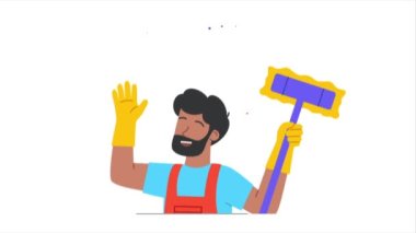 Temizlik şirketi personeli video konsepti
