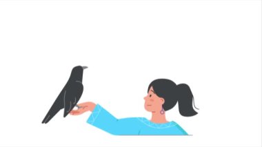 Gelecekteki video konseptini öngören kadın