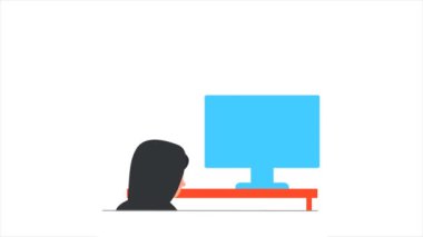 İnternet dolandırıcılığı ve hacker saldırısı video konsepti