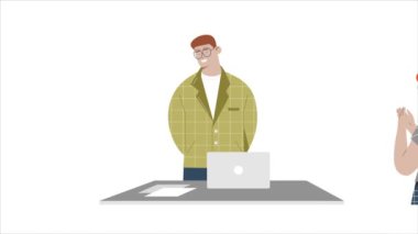 Takım, meslektaşı video konseptini tebrik ediyor