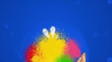 Mutlu Holi festivali video konsepti