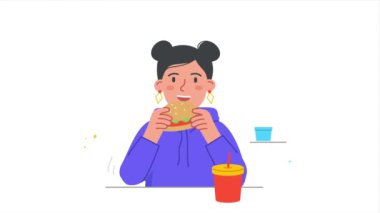 Kişi lezzetli yemek video konsepti yer