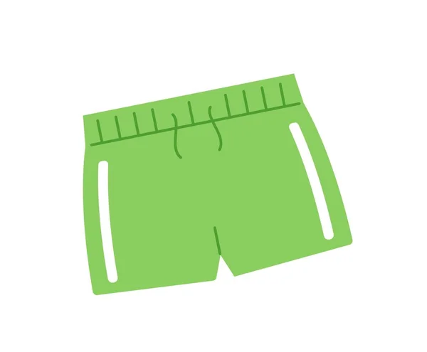 Varios Equipos Deportivos Pegatina Con Pantalones Cortos Verdes Para Entrenar — Archivo Imágenes Vectoriales
