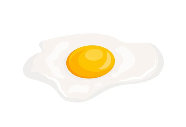 Broken Chicken Egg Natural Fresh Organic Products Protein Yolk Cooking — Stockvektor