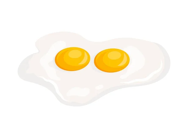 Broken Chicken Egg Natural Fresh Organic Products Protein Yolk Healthy — Stok Vektör