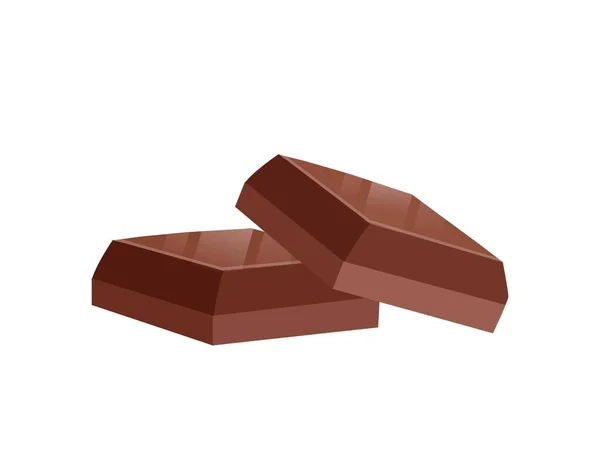 Chocolate Bar Icon Sweets Confectionery Factory Candy Shop Menu Holidays — Wektor stockowy