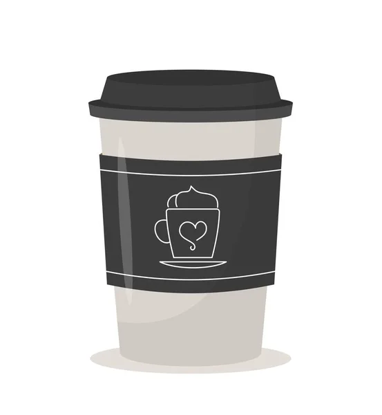 Coffee Cup Icon Hot Drinks Tea Mug Cafe Restaurant Menu — ストックベクタ