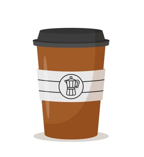 Coffee Cup Icon Hot Drinks Tea Mug Cafe Restaurant Menu — Image vectorielle