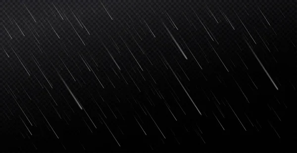 Realistic Rain Drops Autumn Bad Cold Weather Graphic Elements Creating — Image vectorielle