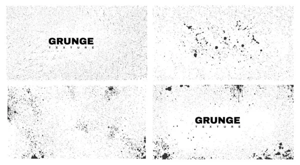 Grunge Texture Set Collection Stylish Posters Banners Website Place Text — Archivo Imágenes Vectoriales