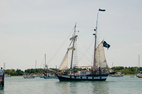 Pirate ships - recreation — Stock Photo, Image