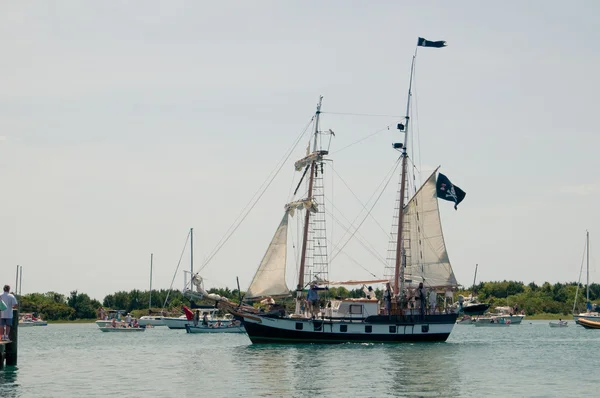 海盗船-娱乐 图库照片