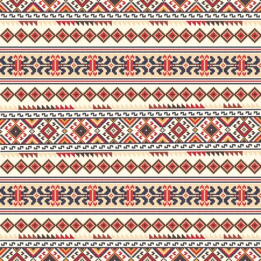 Geleneksel Bulgar nakış vektör deseni