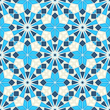 İslami geometrik pürüzsüz vektör deseni