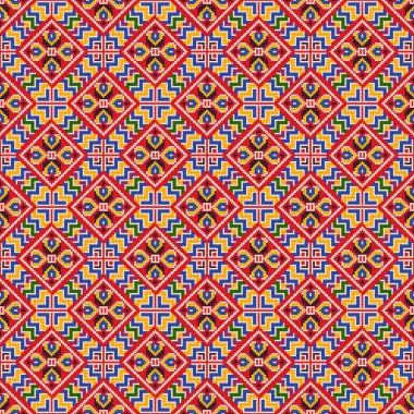 Ukrayna nakış vektörü pürüzsüz desen