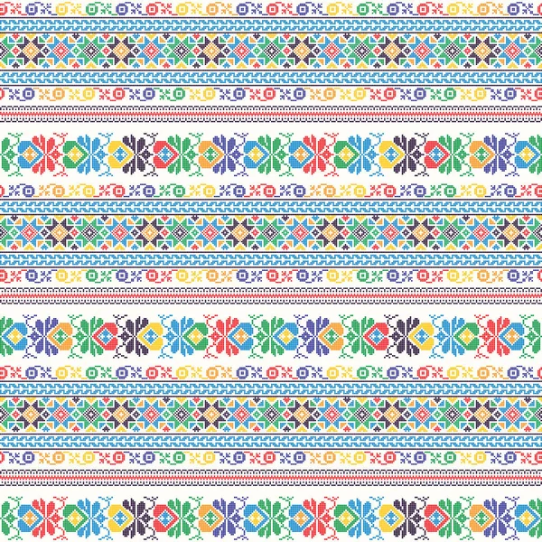 Ukrayna nakış vektörü pürüzsüz desen