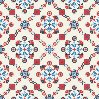 Ukrayna nakış vektörü pürüzsüz desen