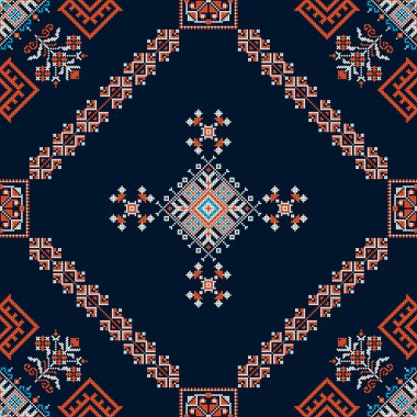 Ukrayna nakış vektörü pürüzsüz desen