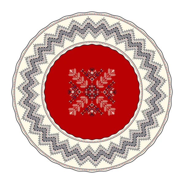 ルーマニアの丸いデザイン要素 ベクトルイラスト — ストックベクタ
