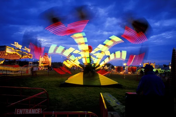 Time Delay Of Amusement Park Ride — Stock Photo, Image