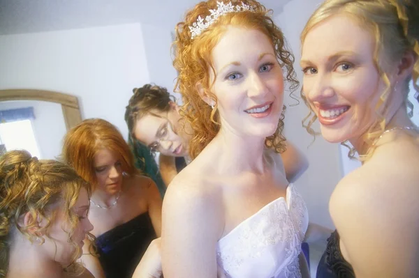 Bride with Friend