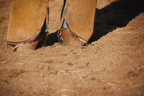 Piedi di cowboy — Foto Stock