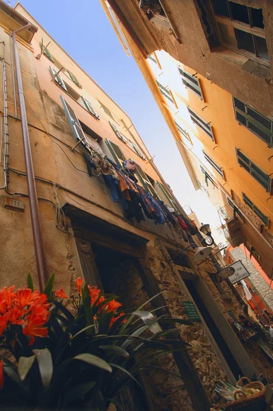 Appartementen cinque terre Italië — Stockfoto