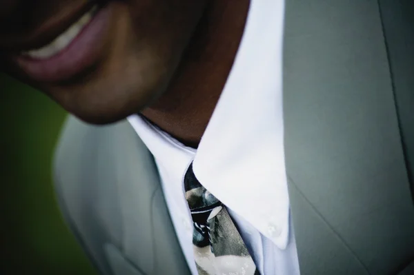 Sonrisa del hombre de negocios — Foto de Stock