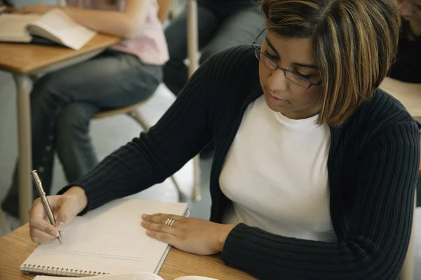 Notas de escritura del estudiante — Foto de Stock