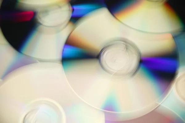 Ένα κολάζ των cds — Φωτογραφία Αρχείου