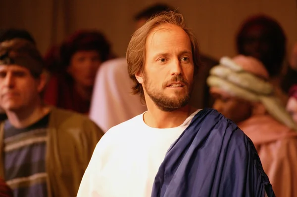 İsa bir kalabalığın içinde — Stok fotoğraf
